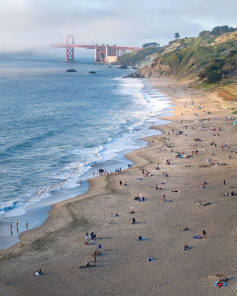 Baker Beach Golden Gate Bridge San Francisco